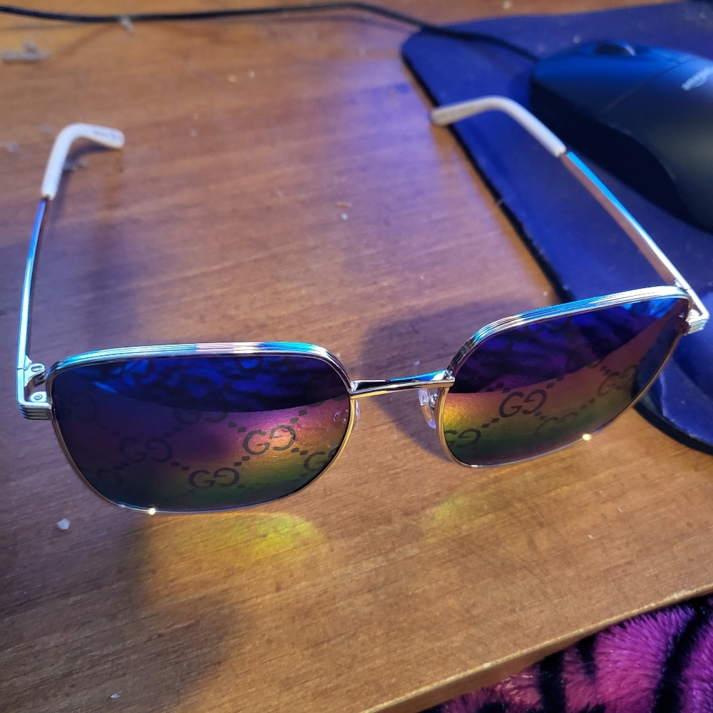 Gucci rainbow sunglasses new